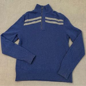 Banana Republic Merino Wool Blend Quarter Zip Sweater Mens Medium